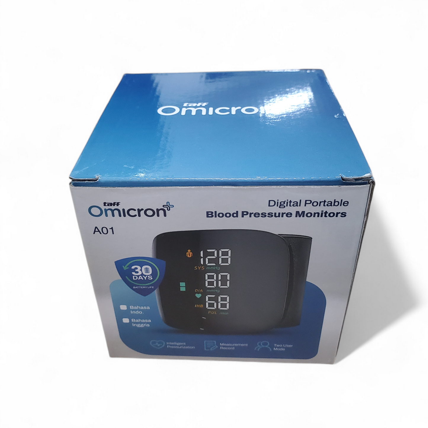 TaffOmicron Tensimeter Digital Pengukur Tekanan Darah Indonesian Voice - A01