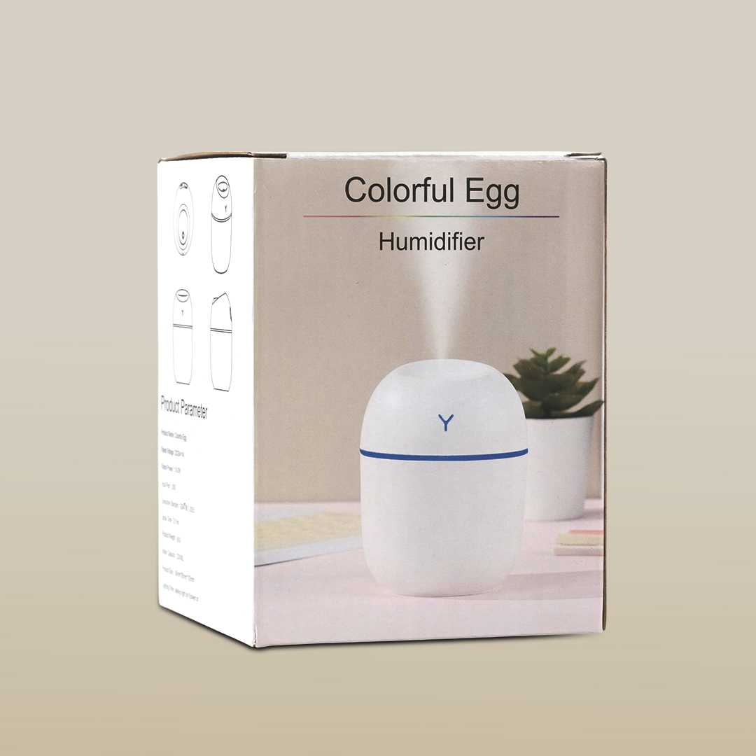 Vikatorry Air Humidifier Mini Car Home Ultrasonic Night Light 220ml - V25