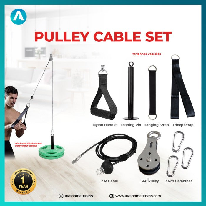 DIY Pulley Cable - Lat Pulldown Pull Down Katrol Row - Cable Crossover
