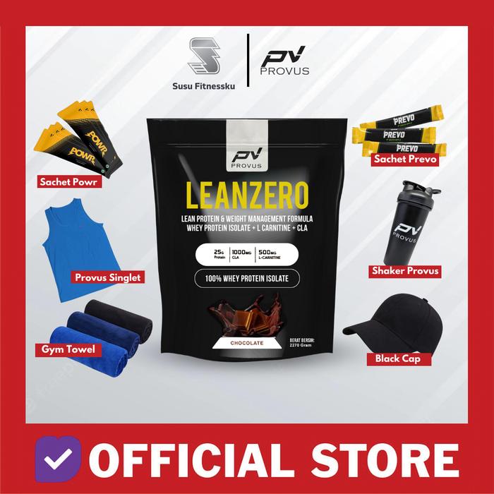 Provus Lean Zero (Whey Protein Isolate + Fat Burner) 5 Lb - White Coffe, HANDUK