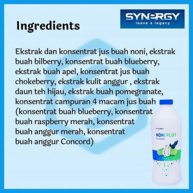 Noni Plus 730ml Synergy | solusi terbaik untuk kesehatan jantung