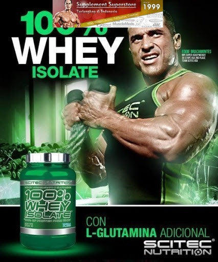 Scitec - WHEY ISOLATE 2000gram Strawberry - Tanpa Bonus