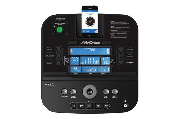 Life Fitness C1 Upright Bike Track Console