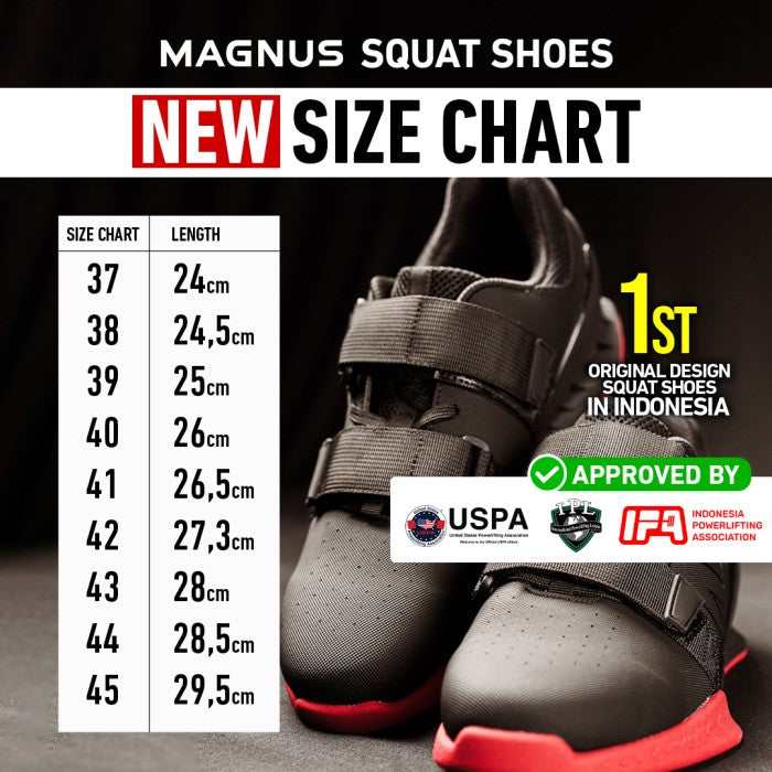 MAGNUS SQUAT SHOES - 43