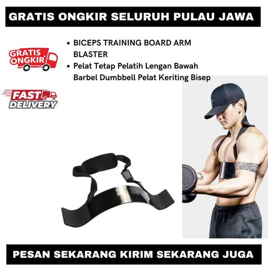 F506 BICEPS TRAINING BOARD ARM BLASTER - Hitam