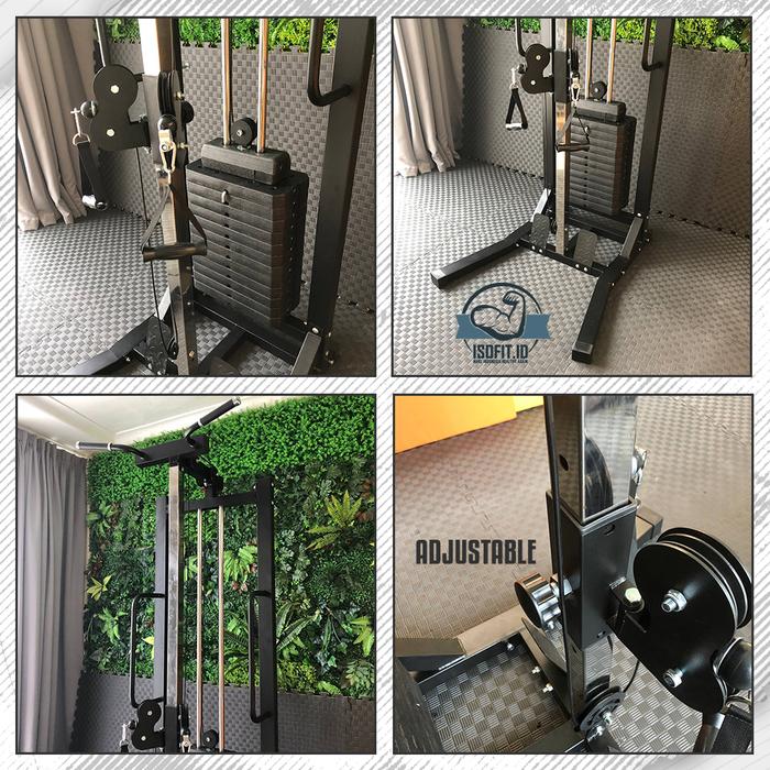 Multifunction Gym Bird Trainer Power Kinetic Cross Cable / Alat Gym Pelatihan Dayung Otot Tangan