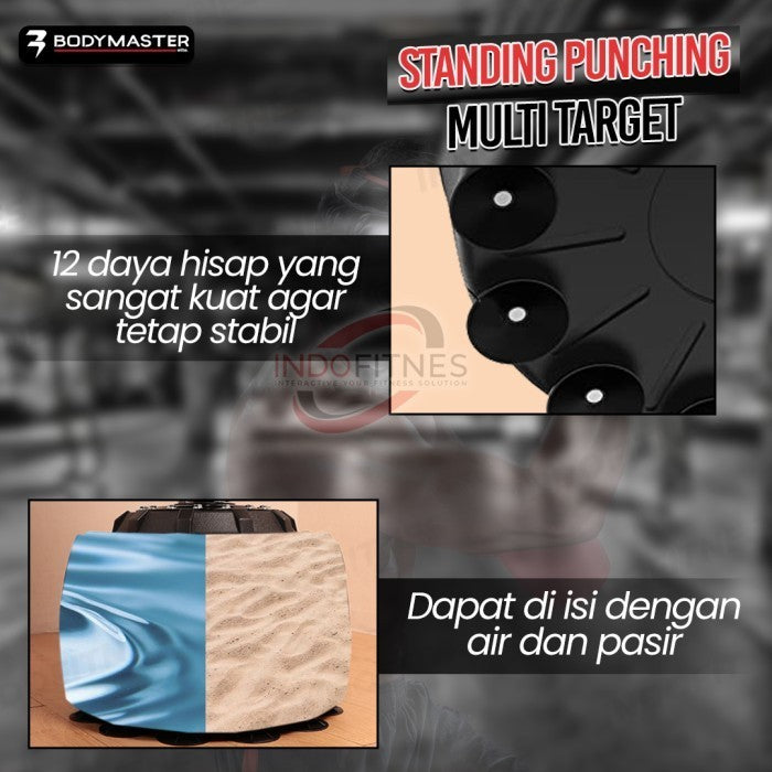 BODYMASTER Boxing Punching Trainer E263 Speed Sparbar Bar Reflex Bag