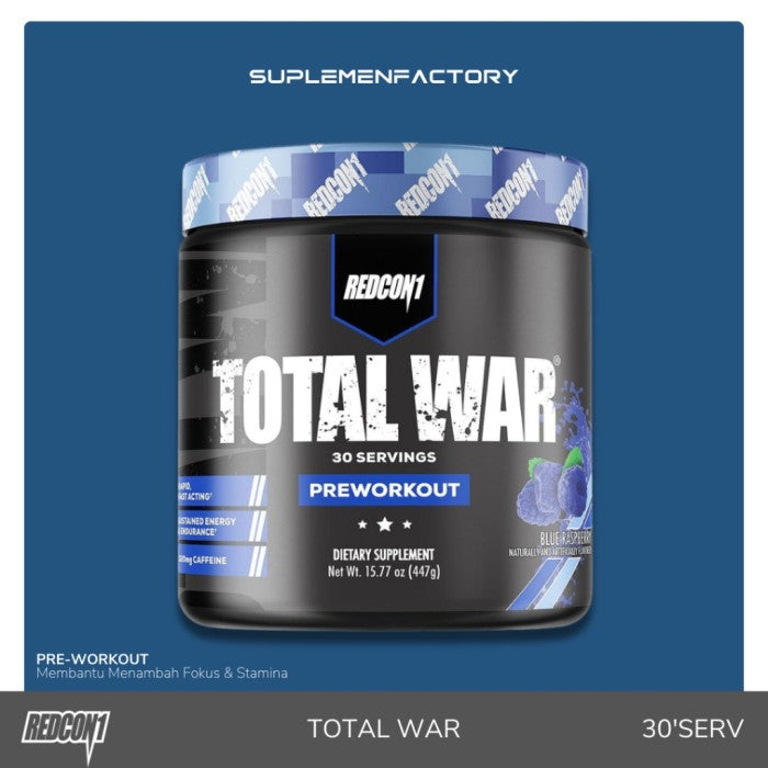 Redcon1 Total War 30 Serving 441g Pre Workout TotalWar