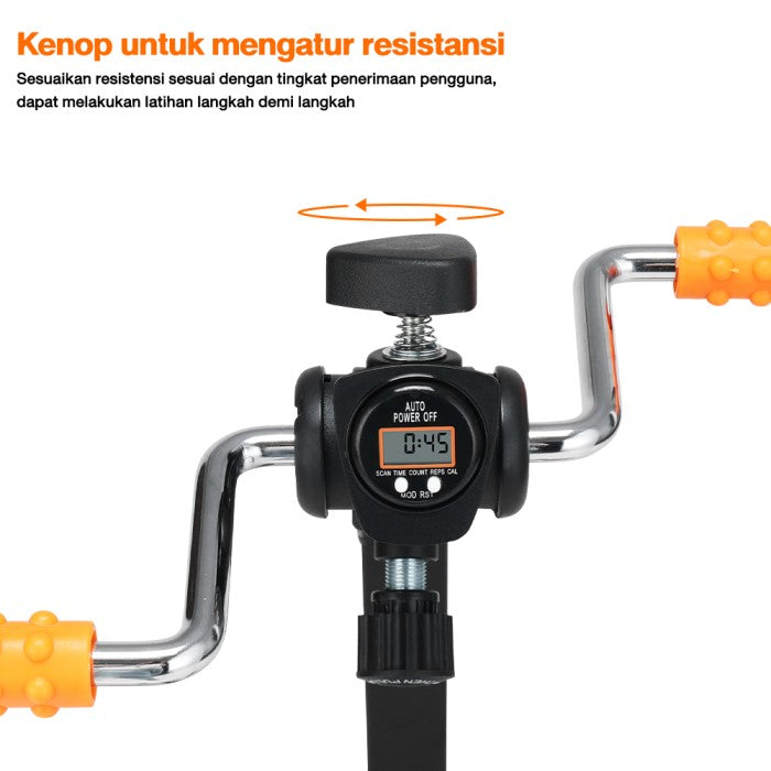 OneTwoFit Sepeda Statis Terapi Kaki dan Tangan Penderita Stroke Alat Olahraga