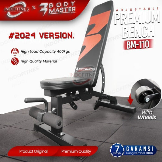BODYMASTER Adjustable Bench BM-110 Bangku Sit Up Fitness Gym - BELUM ONGKIR