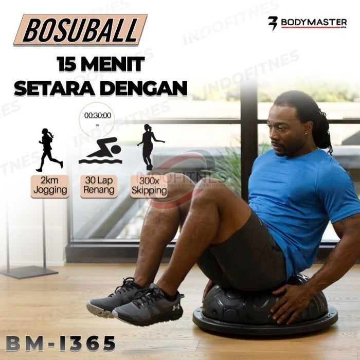 BODYMASTER Bosu Ball BM-I365 Balance Trainer Bola Yoga Fitnes bosuball