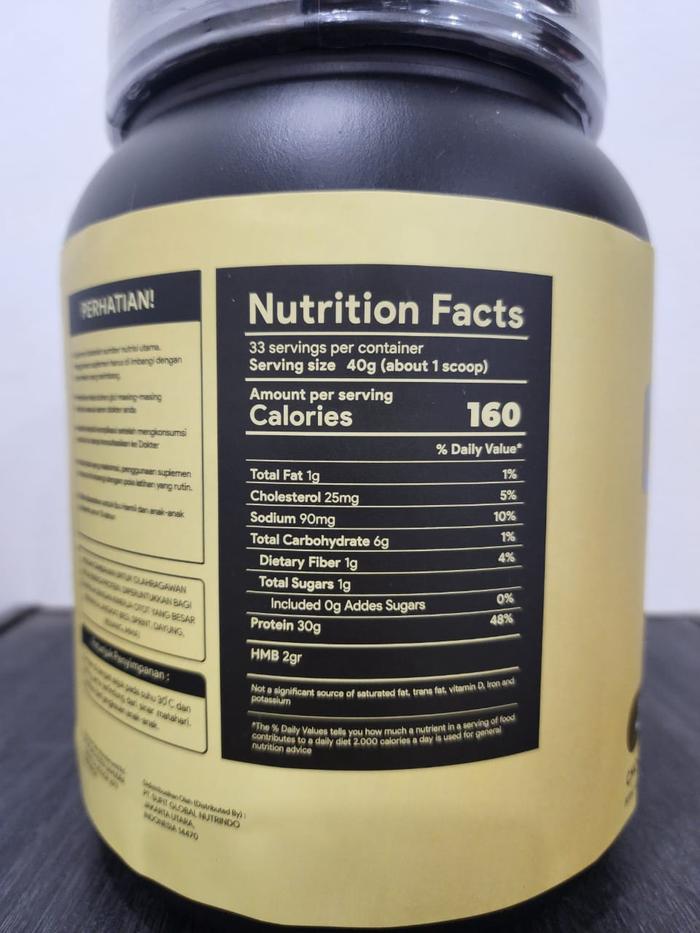 Provus Casein 3Lb dengan HMB Suplemen Olahraga - Coklat, Shaker