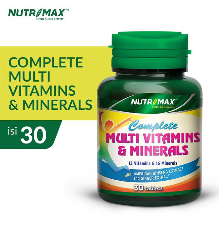Nutrimax Complete Multivitamin & Mineral Daya Tahan Tubuh