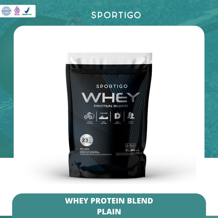 Sportigo Whey Protein Blend Isolate Concentrate 2lbs - Plain