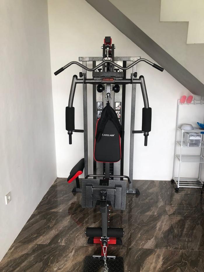 Alat Fitness Multi Gym HG 807 Fitnes Multigym Home beban 75 kg alat olahraga rumah