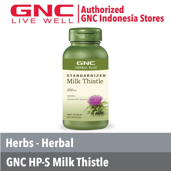 GNC HP.-S. MILK THISTLE (HERBAL PLUS STANDARDIZED MILK THISTLE)391867