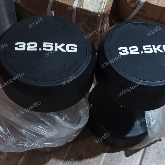 Rubber Dumbbell Set 2,5-25kg |10Pair | 275kg