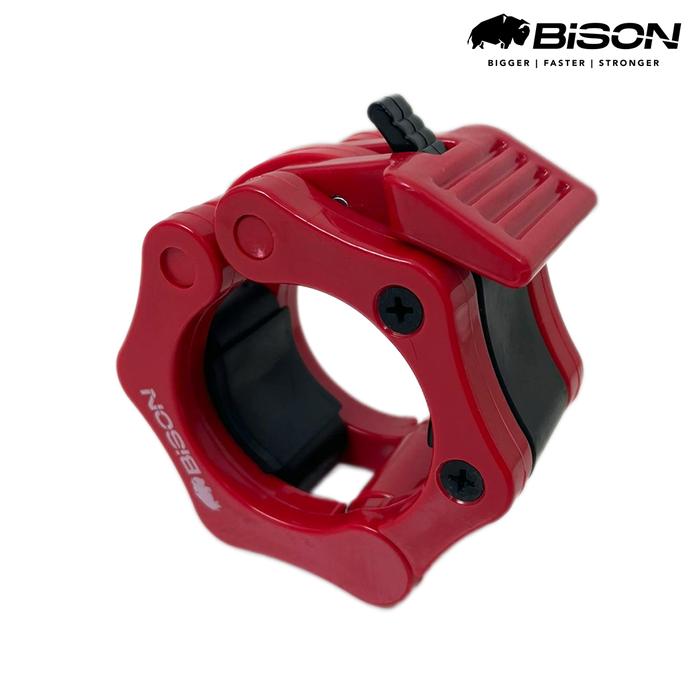 [Ekspedisi] Bison Barbell Clamp Clip Klip Olympic Barbell 5 cm - Merah Muda