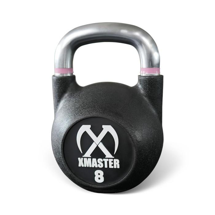 XMASTER Kettlebell Urethane CPU 4-32kg - Pegangan Nyaman Anti-Slip Ergonomis untuk CrossFit & Powerlifting di Rumah Gym - 4kg