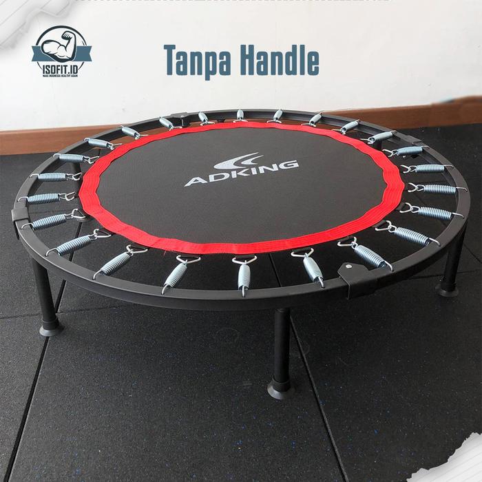 Folding Exercise Trampoline 40inch / Latihan Lompat bisa dilipat diamter 100cm (BC005) - Dengan Pegangan