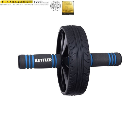 Kettler Double Wheel Exerciser - Black/Blue 421-000