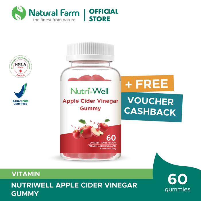Nutriwell Apple Cider Vinegar - 60 Gummy