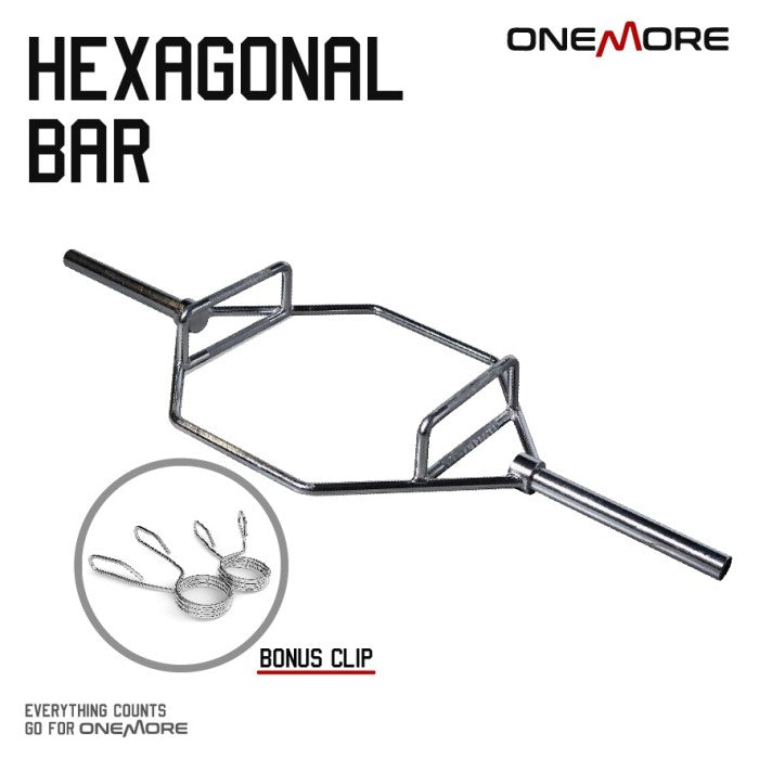 ONE MORE Hexagonal Barbell Hex Trap Bar