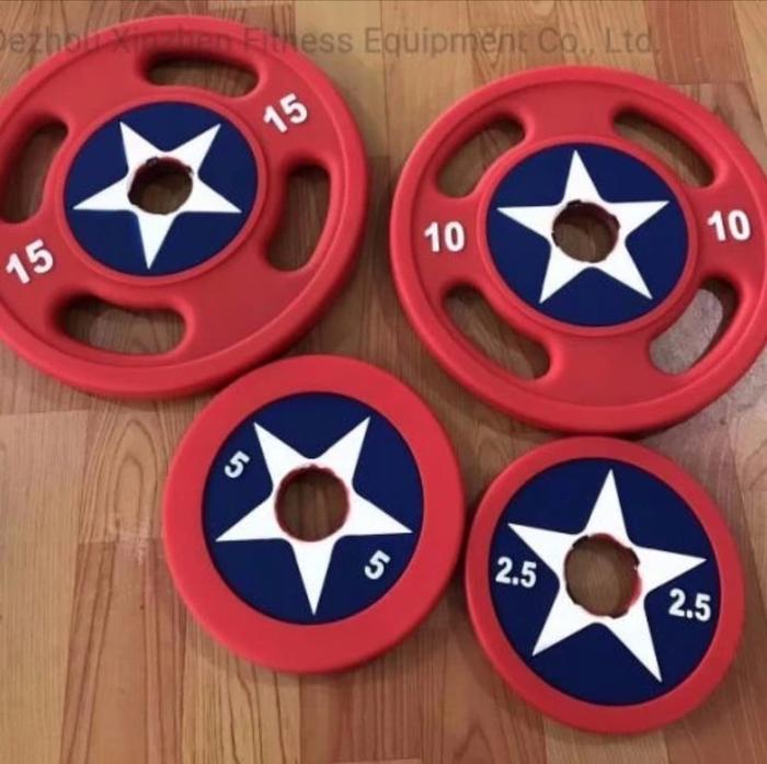 BARBEL CAPTAIN AMERICA OLYMPIC WEIGHT PLATE 2.5KG s/d 25KG - 2,5kg