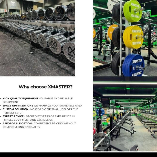 XMASTER Gym Equipment Solution strength Fitness Powerlifting Weighlifting Crossfit Solusi Olahraga