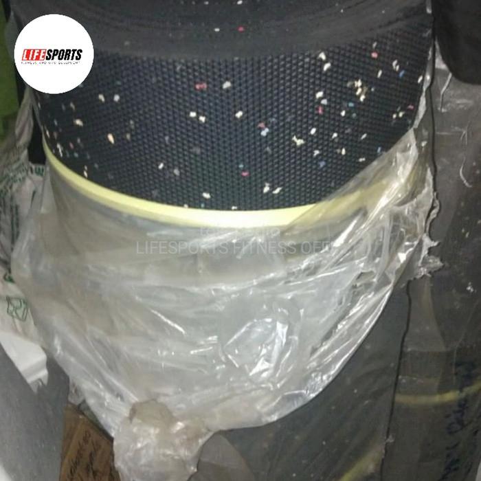 rubber gym flooring 10 mm roll matt karpet lantai gym