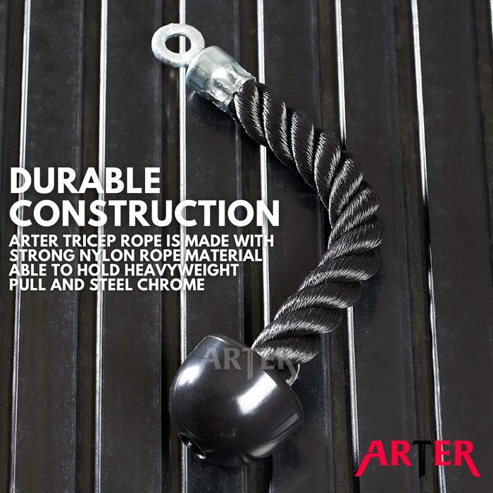 ARTER Tricep SINGLE Rope Premium Tali Pull Rope Triceps Latihan Gym