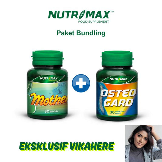 (ESKLUSIF VIKAHERE) Paket Bundling Nutrimax Mother Isi 30 Tablet & Nutrimax Osteogard isi 30 Tablet