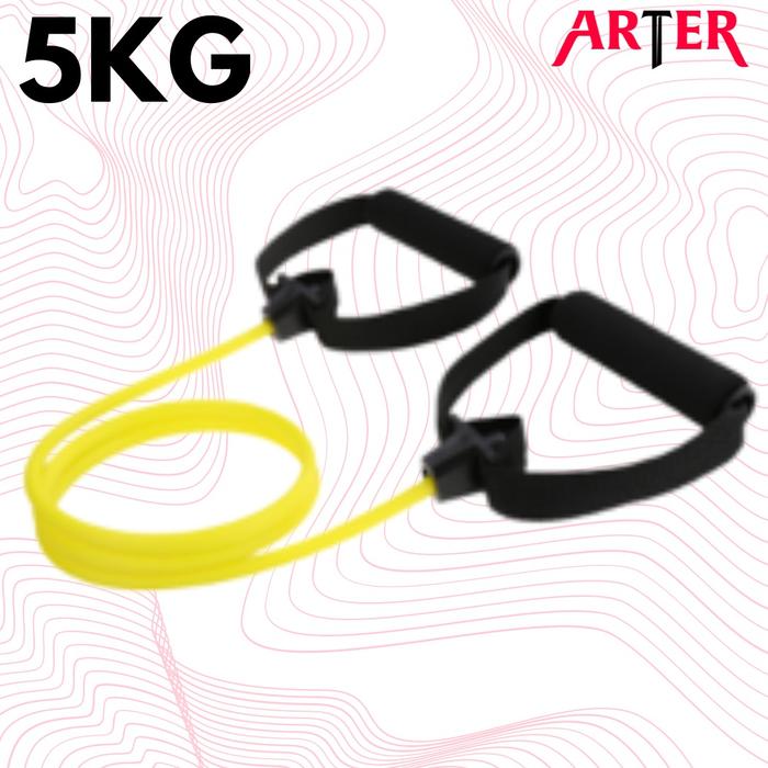 ARTER Resistance Tube Resistance Band Resistant Yoga Fitness Gym - Kuning