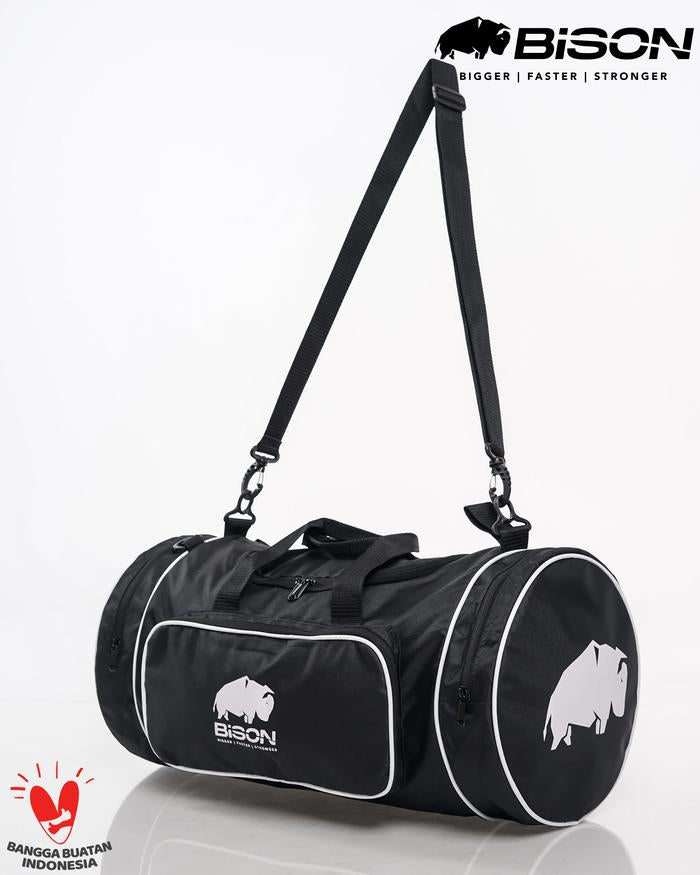 Tas Olahraga Gym Duffel Bag Bison - Abu-abu