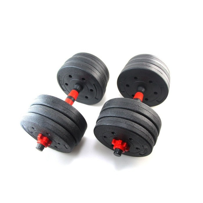 Dumbbell Barbell Murah F205 20Kg Adjustable Dumbbell Set 2 in 1 Untuk