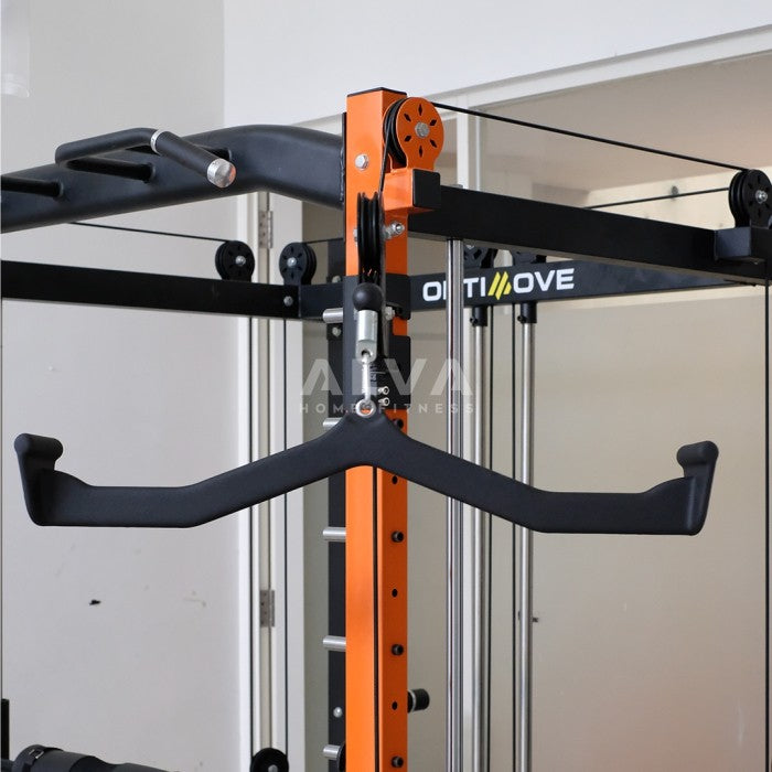 OPTIMOVE Mag Grip MaXgrip Lat Pulldown Pull Down Bar Handle Set