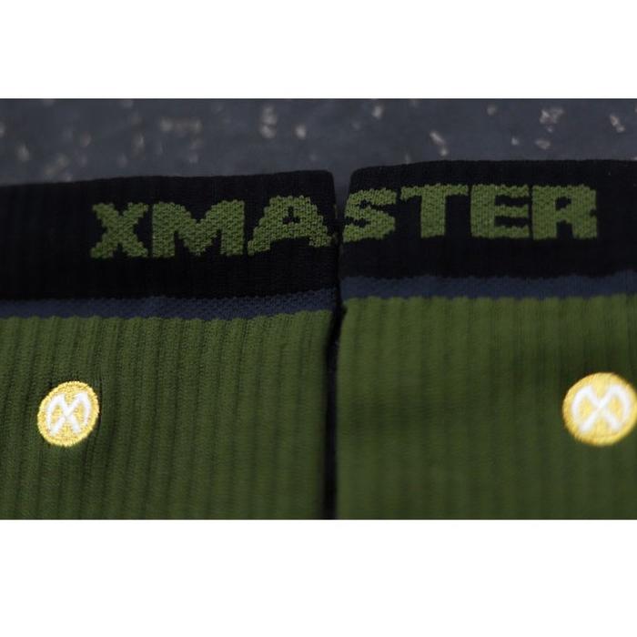 XMASTER Kaos Kaki Olahraga Unisex Original Tumit Tebal Latihan CrossFit Powerlifting Multi Sport - Black
