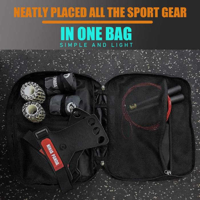 Ninja Panda Gym CrossFit Kit Bag Multipurpose Gear Organizer YKK Waterproof Fitness Training ROGUE