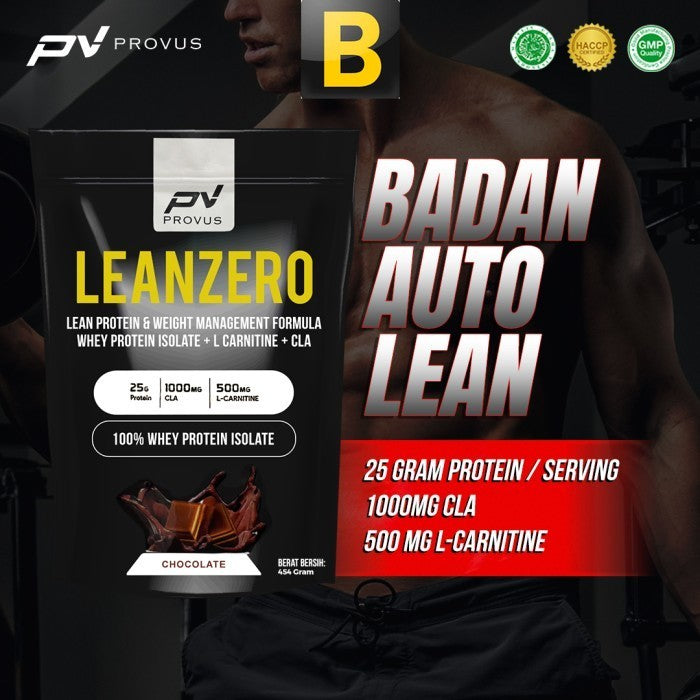 Provus Lean Zero 1lb (Whey Protein Isolate + Fat Burner) Whey Protein