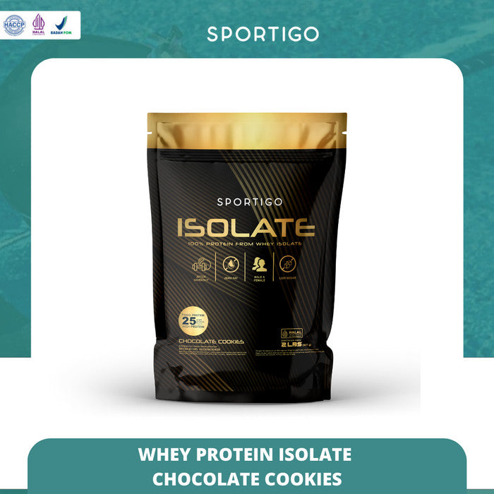 Sportigo Whey Protein Isolate 2lbs - Chocolate Cookies