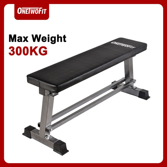 OneTwoFit Weightlifting Bench Dumbbell Stool Home Exercise Training
