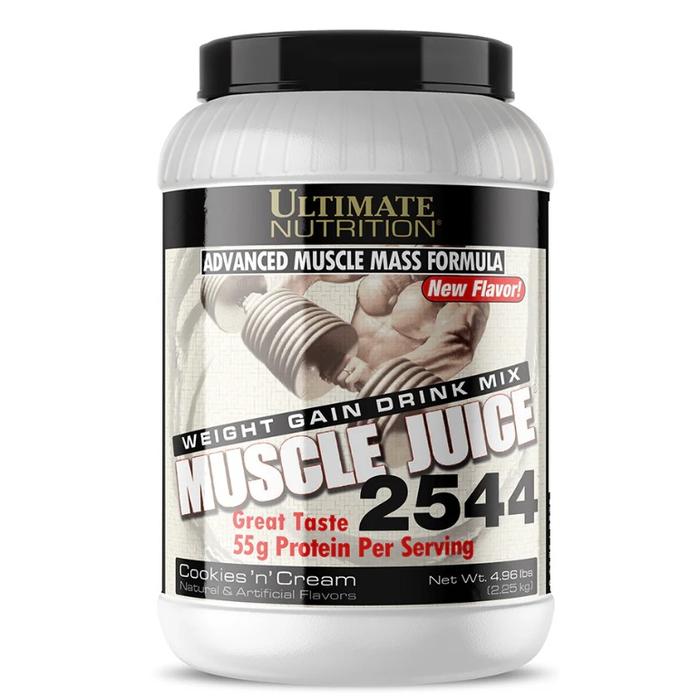 Paket Bundling Ultimate Nutrition Creatine Monohydrate Biovolumizing x Muscle Juice 2544, 4,96lb suplemen fitness / suplemen gym / suplemen protein penambah massa otot - Chocolate