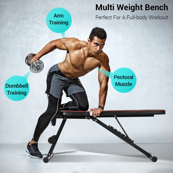 Onetwofit Multi fungsi sit up peralatan bangku dumbbell alat olahraga
