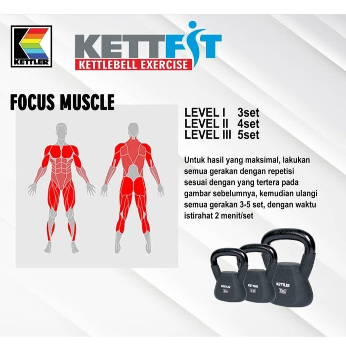 KETTLER KETTLEBELL 6 KG