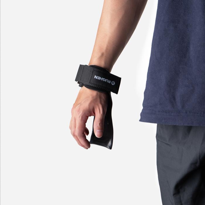 RUGHEN Wrist Hook Grip Strap - Black, S