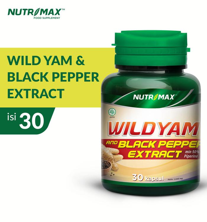 Nutrimax Wild Yam Extract 30 Naturecaps Membantu Menjaga Kesehetan