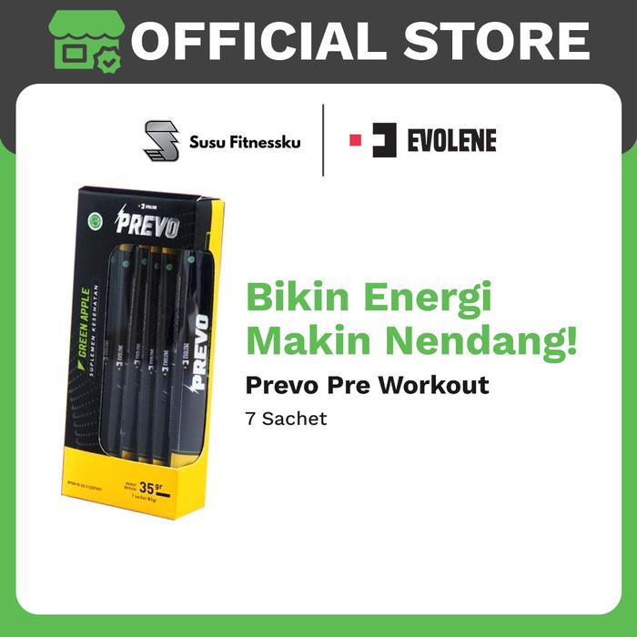 Evolene Prevo Pre Workout 7 SACHET Pre Workout Energy Drink - Grape