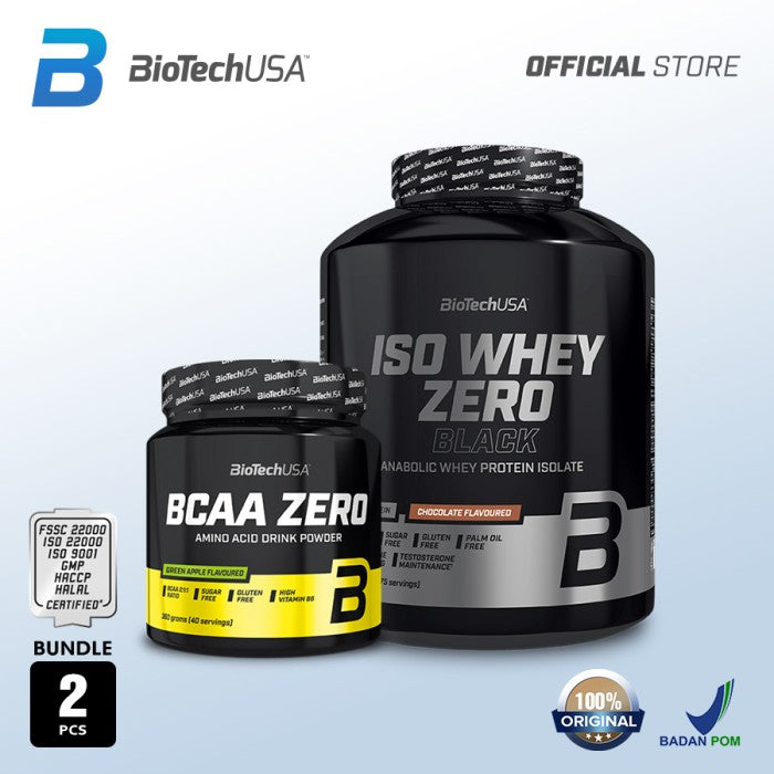 Bundle - ISOWHEY ZERO BLACK 2270Gr + BCAA ZERO 360Gr - Vanila