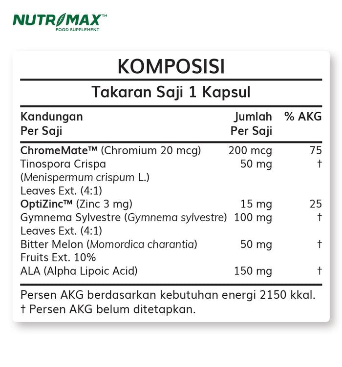 Nutrimax Diagard  Antioksidan Isi 30 Naturecaps Membantu Memelihara Kesehatan