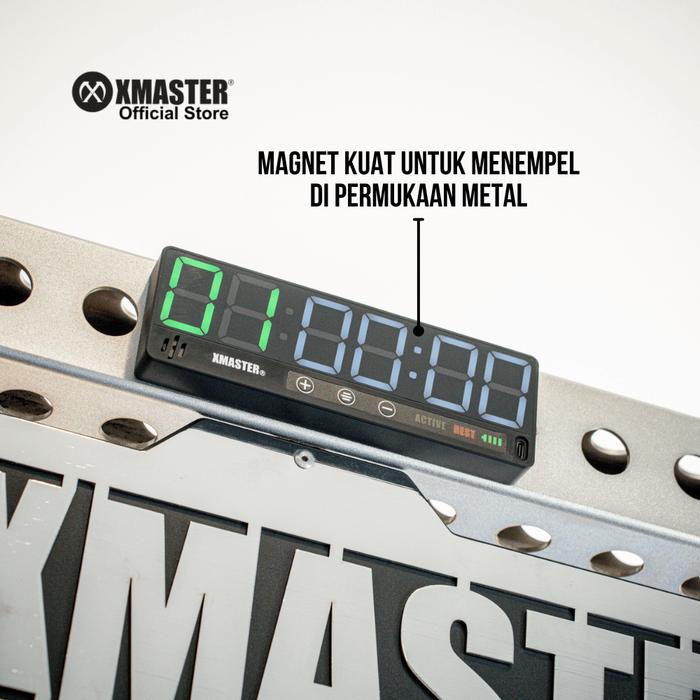 XMASTER Tiny Magnetic Portable Gym Timer LED